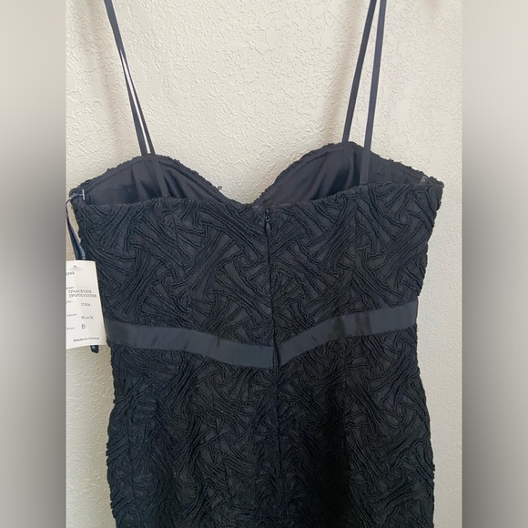 Chetta B, NWT Black Cocktail/ Wedding Dress Women’s Size 8 - Picture 7 of 14